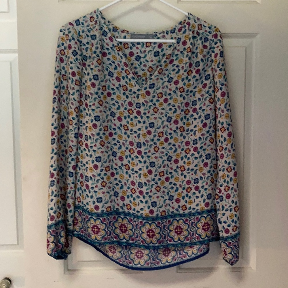 Floral Sheer Tunic Top